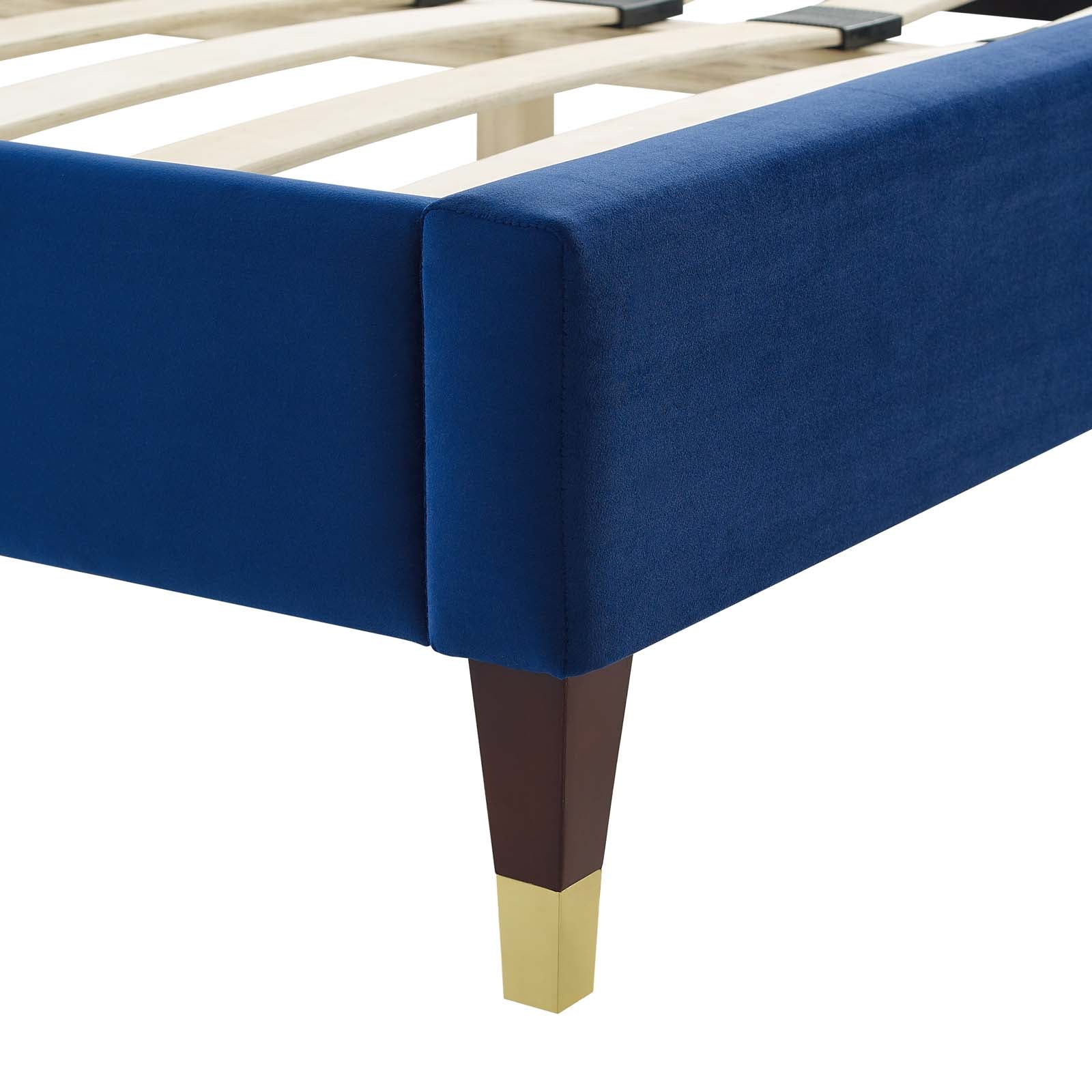 Modway Gwyneth Tufted Performance Velvet Full Platform Bed | Beds | Modishstore-32
