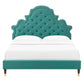 Modway Gwyneth Tufted Performance Velvet Full Platform Bed | Beds | Modishstore-49
