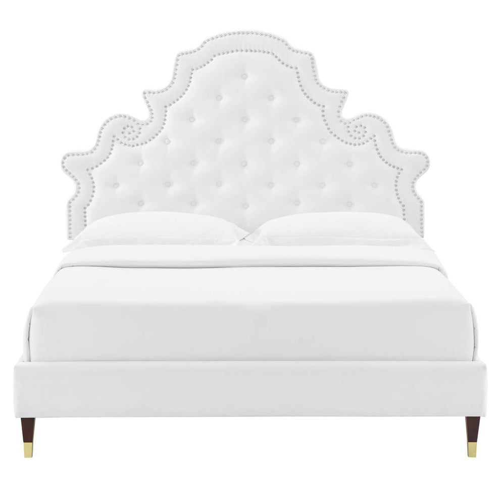Modway Gwyneth Tufted Performance Velvet Full Platform Bed - MOD-6758 | Beds | Modishstore - 56