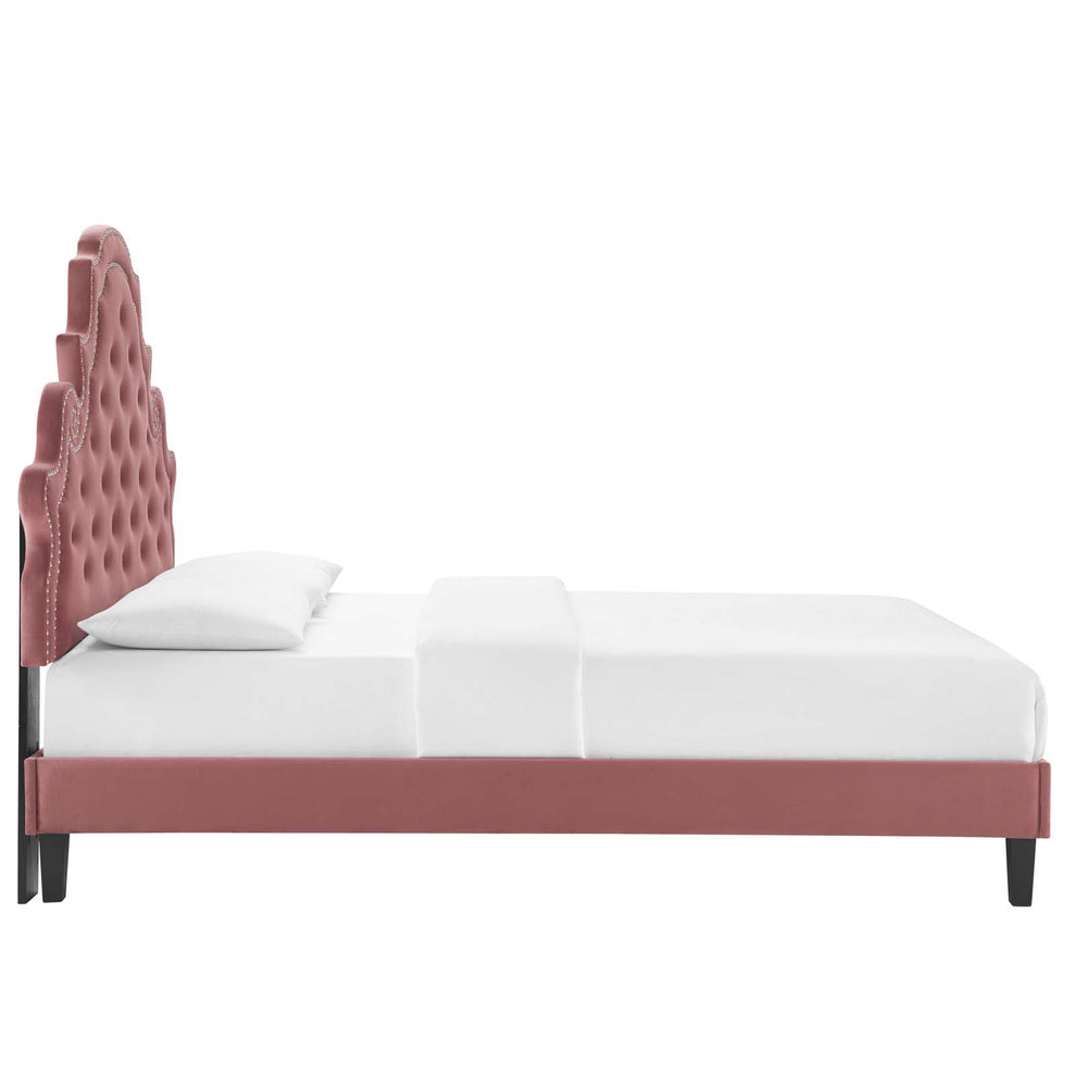 Modway Gwyneth Tufted Performance Velvet Full Platform Bed - MOD-6759 | Beds | Modishstore - 13