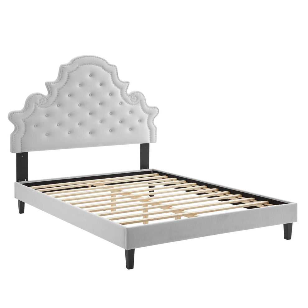 Modway Gwyneth Tufted Performance Velvet Full Platform Bed - MOD-6759 | Beds | Modishstore - 17