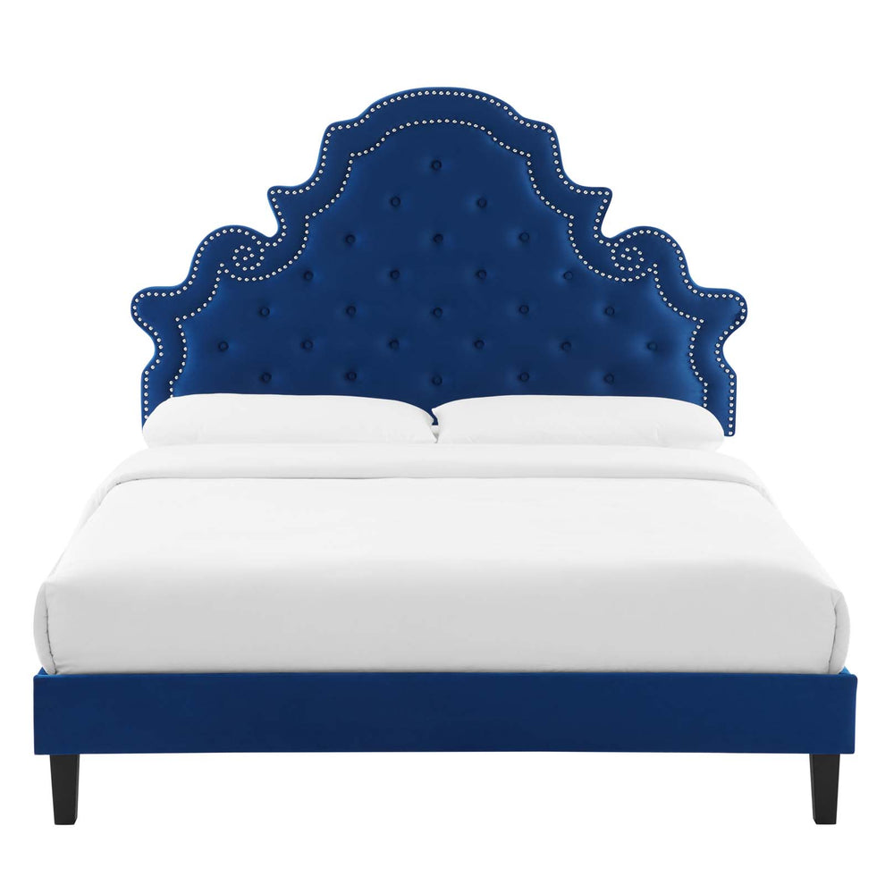 Modway Gwyneth Tufted Performance Velvet Full Platform Bed - MOD-6759 | Beds | Modishstore - 35