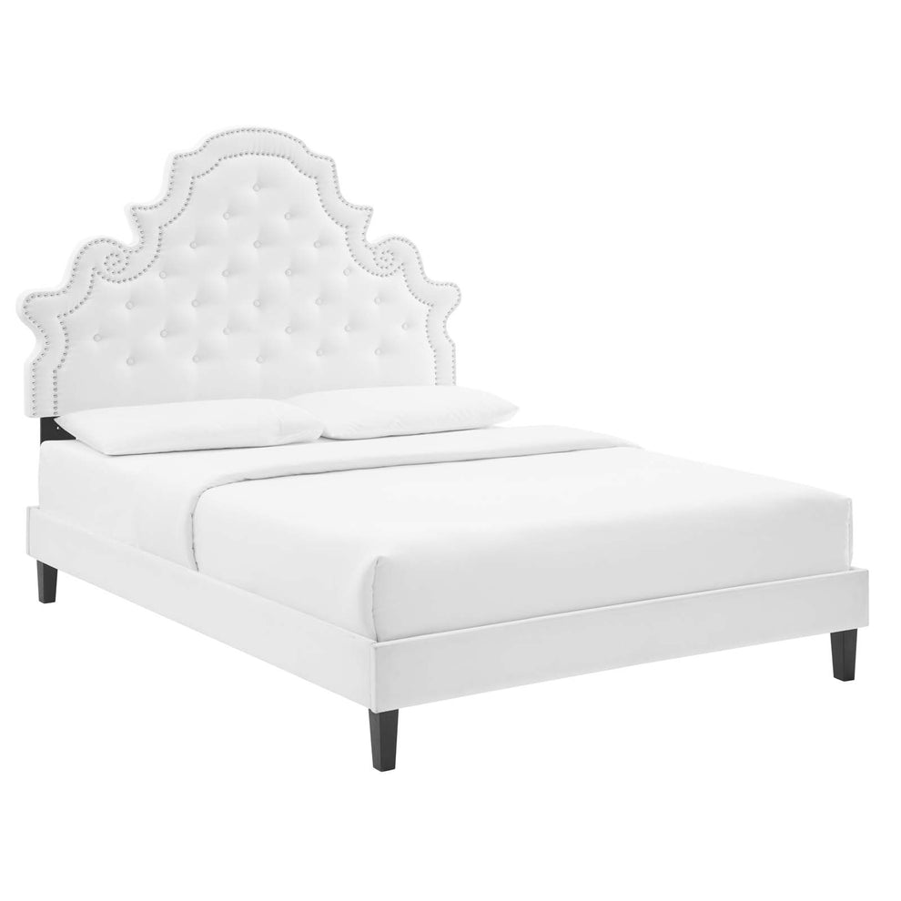 Modway Gwyneth Tufted Performance Velvet Full Platform Bed - MOD-6759 | Beds | Modishstore - 51