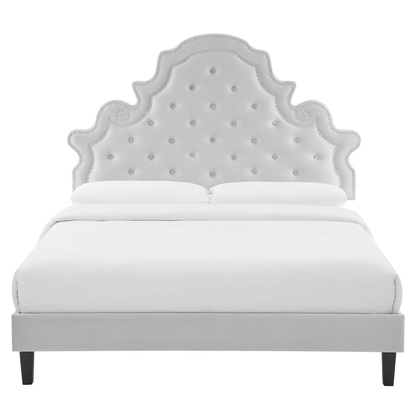 Modway Gwyneth Tufted Performance Velvet King Platform Bed - MOD-6762 | Beds | Modishstore - 22