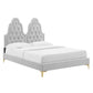 Modway Alexandria Tufted Performance Velvet Queen Platform Bed - MOD-6763 | Beds | Modishstore - 16