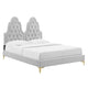 Modway Alexandria Tufted Performance Velvet Queen Platform Bed - MOD-6763 | Beds | Modishstore - 16