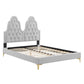 Modway Alexandria Tufted Performance Velvet Queen Platform Bed - MOD-6763 | Beds | Modishstore - 17