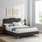 Amber Performance Velvet Queen Platform Bed By Modway - MOD-6775 | Beds | Modishstore - 8