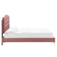 Amber Performance Velvet Queen Platform Bed By Modway - MOD-6775 | Beds | Modishstore - 25