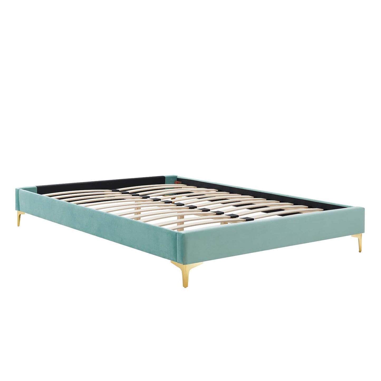 Amber Performance Velvet Queen Platform Bed By Modway - MOD-6775 | Beds | Modishstore - 57