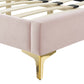 Amber Performance Velvet Queen Platform Bed By Modway - MOD-6775 | Beds | Modishstore - 88