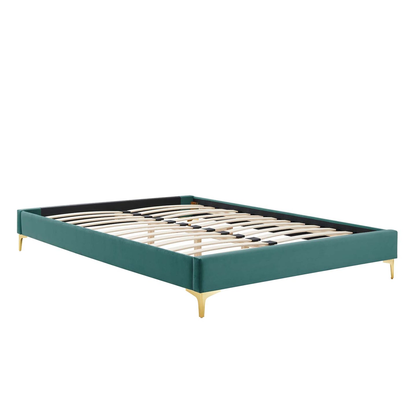 Amber Performance Velvet Queen Platform Bed By Modway - MOD-6775 | Beds | Modishstore - 102