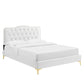 Amber Performance Velvet Queen Platform Bed By Modway - MOD-6775 | Beds | Modishstore - 106
