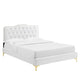 Amber Performance Velvet Queen Platform Bed By Modway - MOD-6775 | Beds | Modishstore - 106