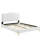 Amber Performance Velvet Queen Platform Bed By Modway - MOD-6775 | Beds | Modishstore - 114