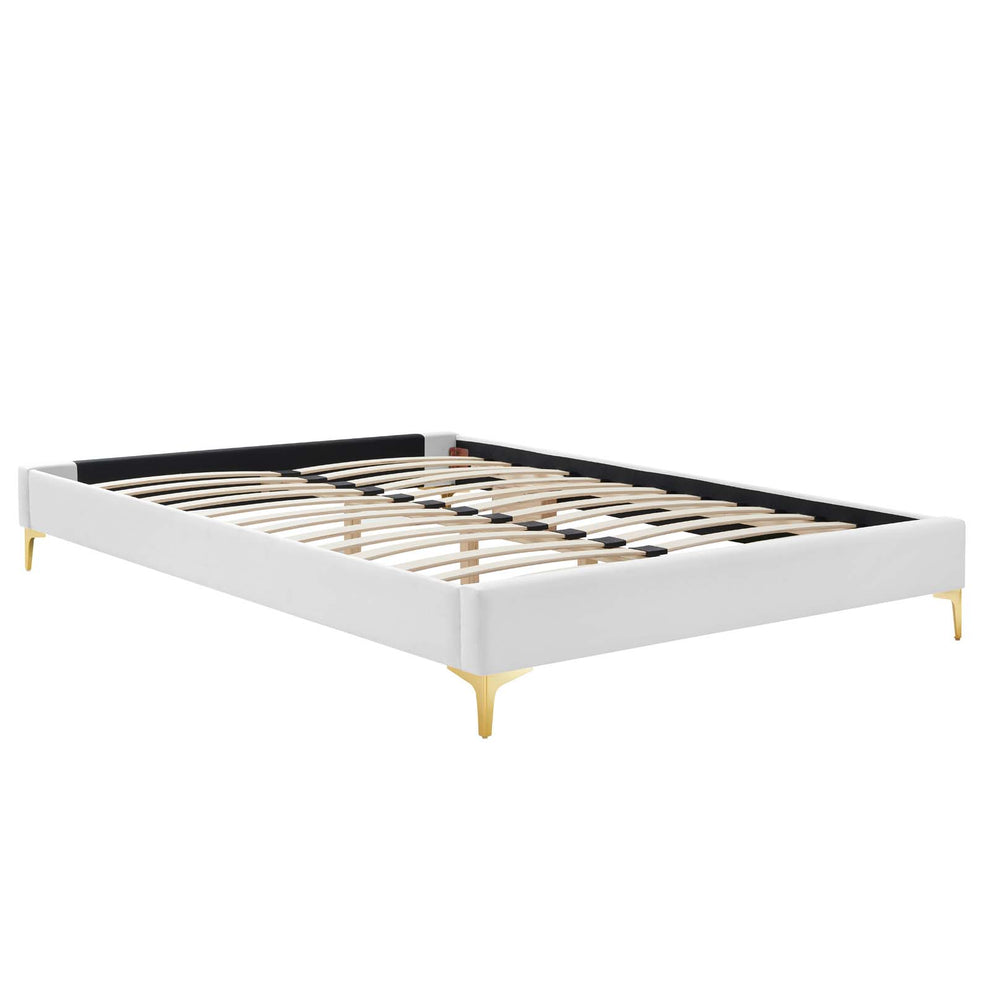 Amber Performance Velvet Queen Platform Bed By Modway - MOD-6775 | Beds | Modishstore - 117