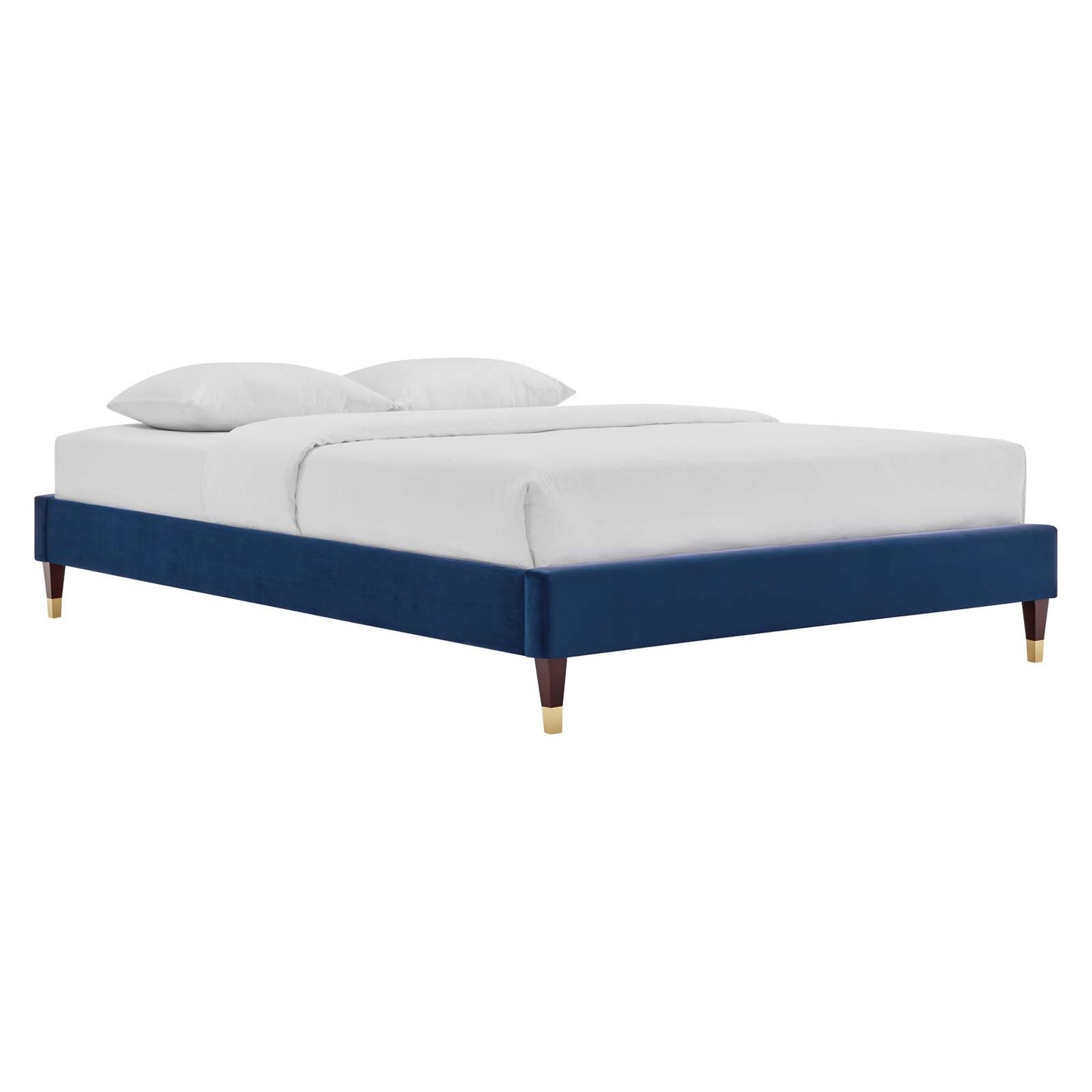 Amber Performance Velvet Queen Platform Bed By Modway - MOD-6776 | Beds | Modishstore - 67
