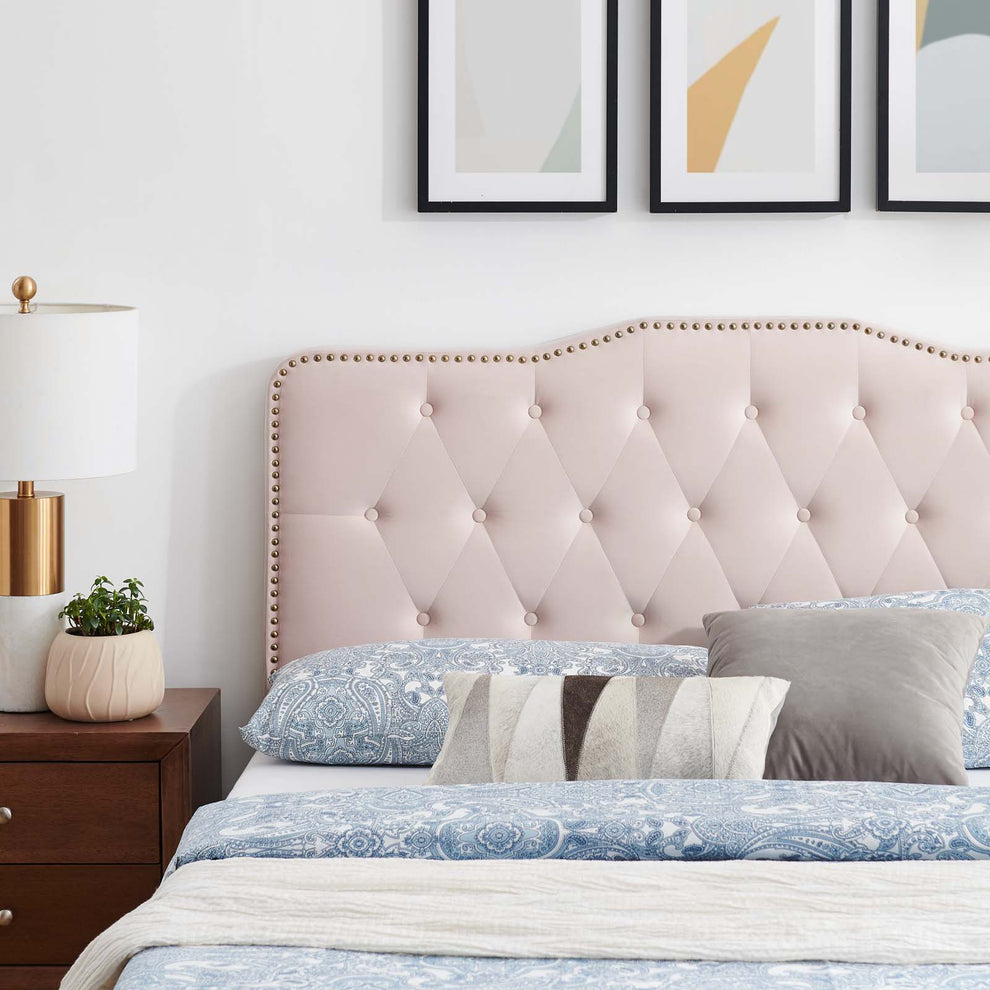 Amber Performance Velvet Queen Platform Bed By Modway - MOD-6776 | Beds | Modishstore - 73