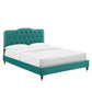 Amber Performance Velvet Queen Platform Bed By Modway - MOD-6776 | Beds | Modishstore - 86