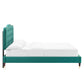 Amber Performance Velvet Queen Platform Bed By Modway - MOD-6776 | Beds | Modishstore - 93
