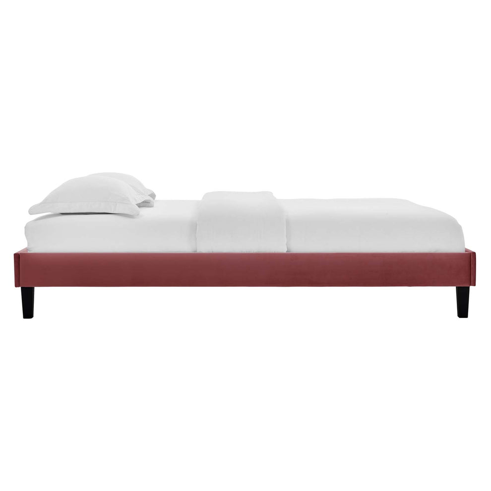 Amber Performance Velvet Queen Platform Bed By Modway - MOD-6777 | Beds | Modishstore - 25