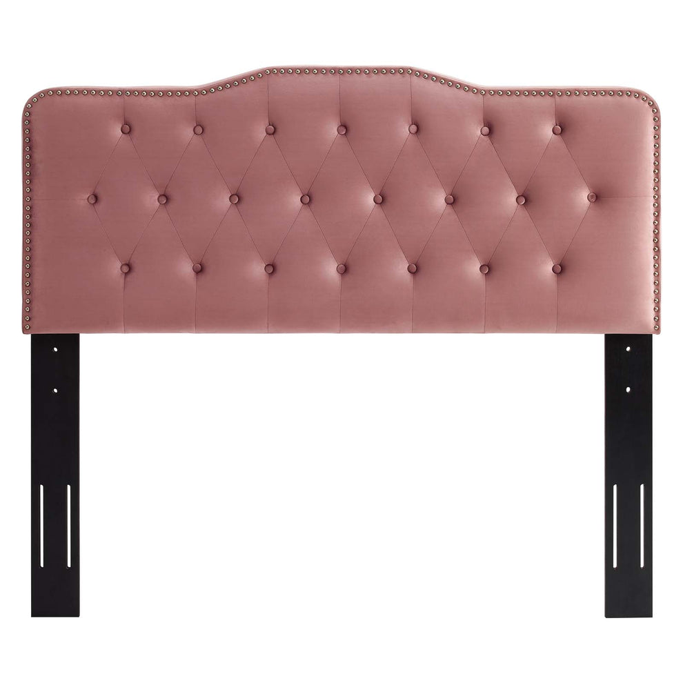 Amber Performance Velvet Queen Platform Bed By Modway - MOD-6777 | Beds | Modishstore - 27