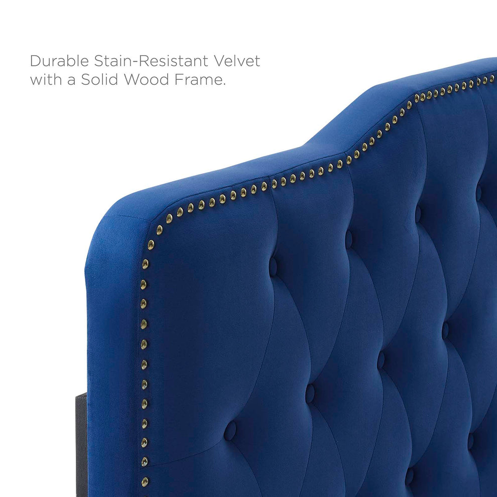 Amber Performance Velvet Queen Platform Bed By Modway - MOD-6777 | Beds | Modishstore - 58