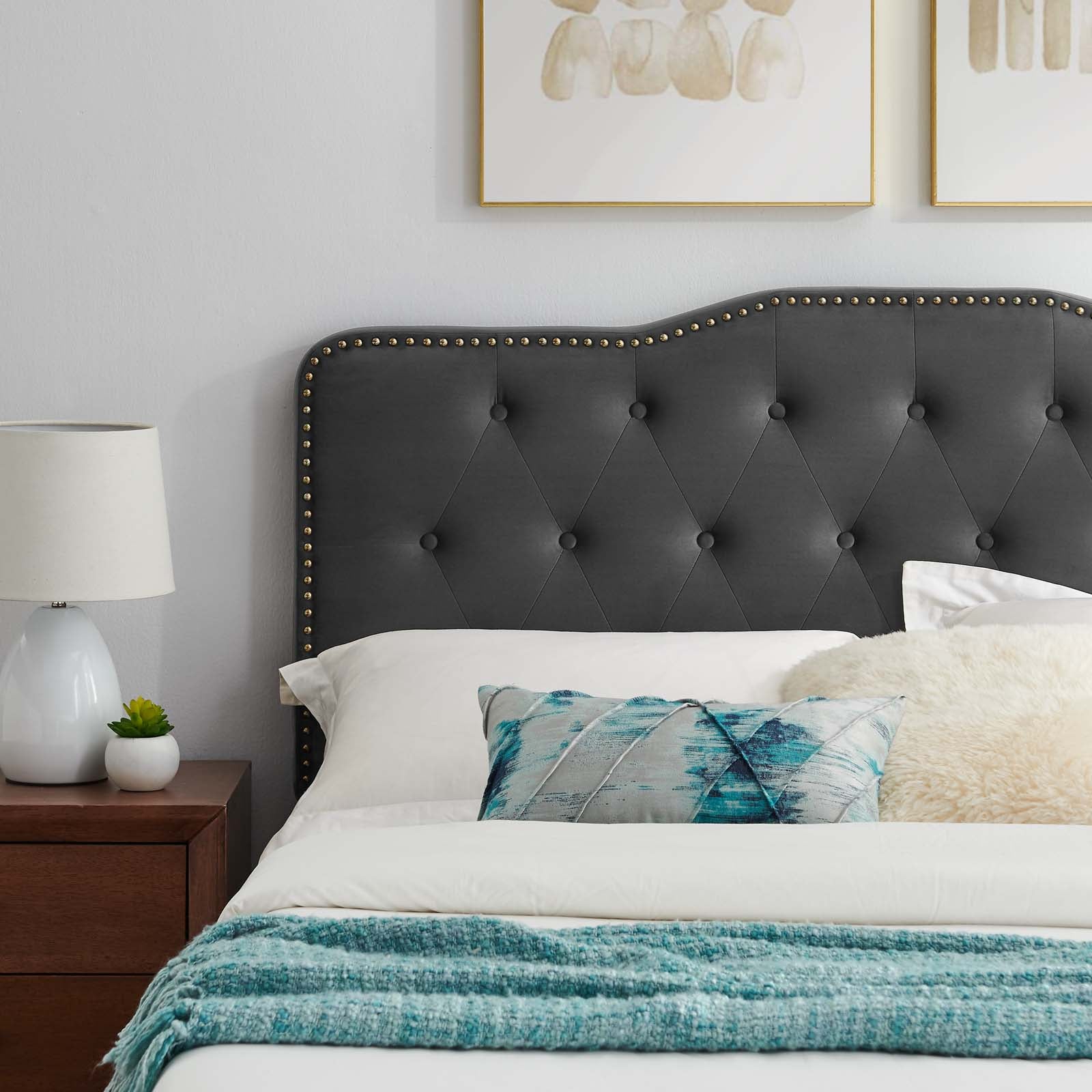 Amber Tufted Performance Velvet Twin Platform Bed By Modway - MOD-6778 | Beds | Modishstore - 2