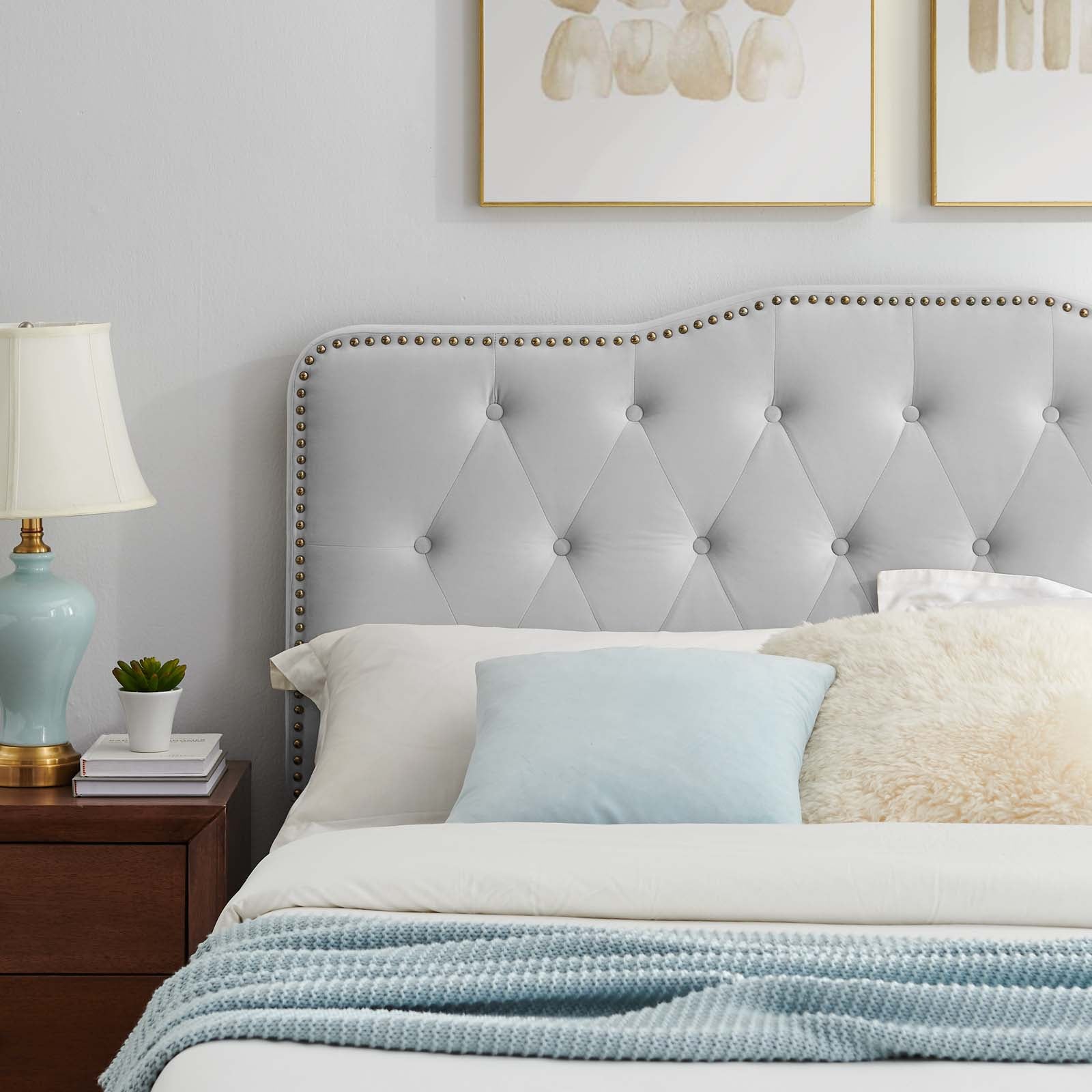 Amber Tufted Performance Velvet Twin Platform Bed By Modway - MOD-6778 | Beds | Modishstore - 32