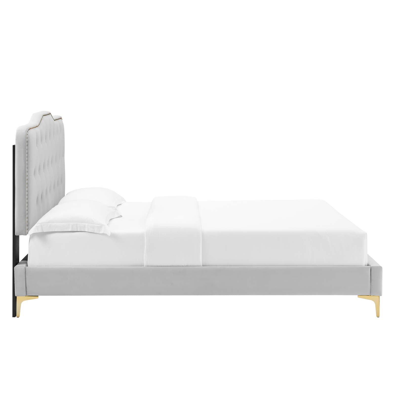 Amber Tufted Performance Velvet Twin Platform Bed By Modway - MOD-6778 | Beds | Modishstore - 40