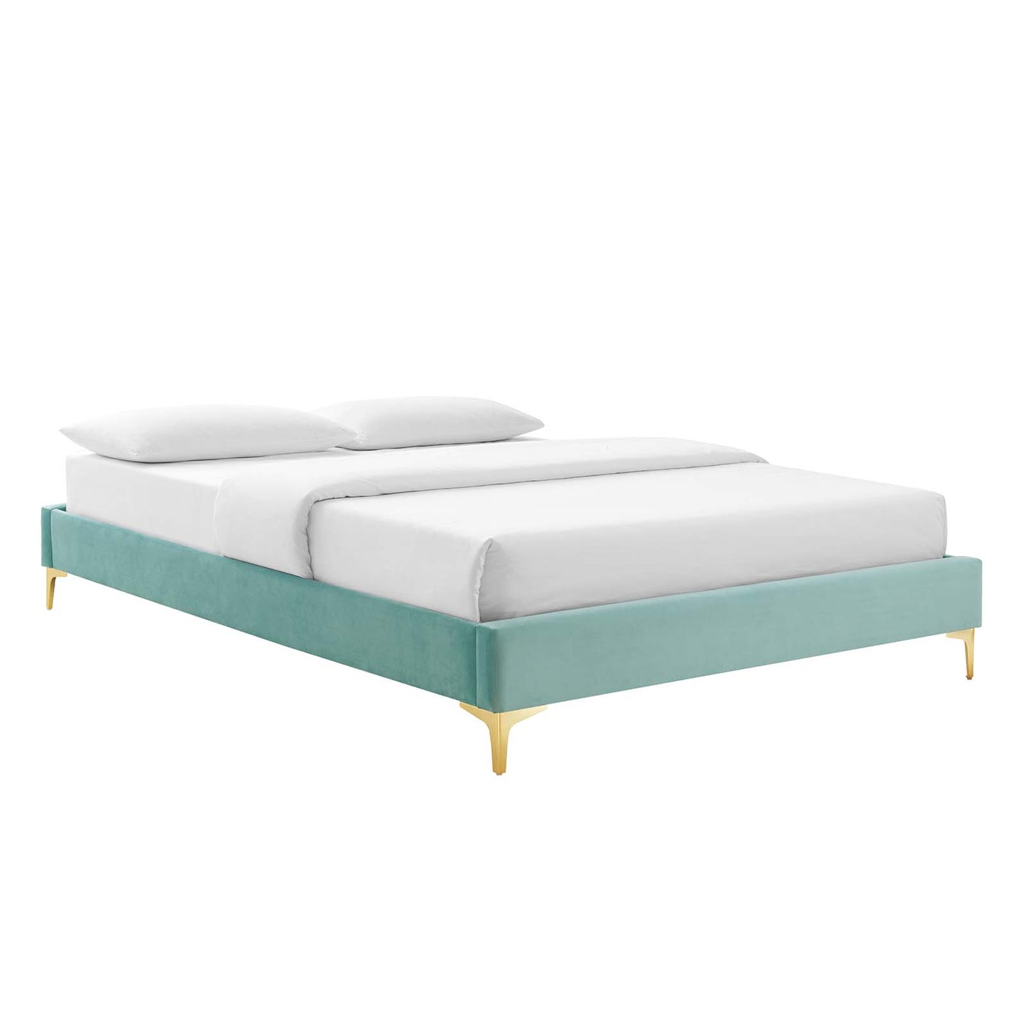 Amber Tufted Performance Velvet Twin Platform Bed By Modway - MOD-6778 | Beds | Modishstore - 56