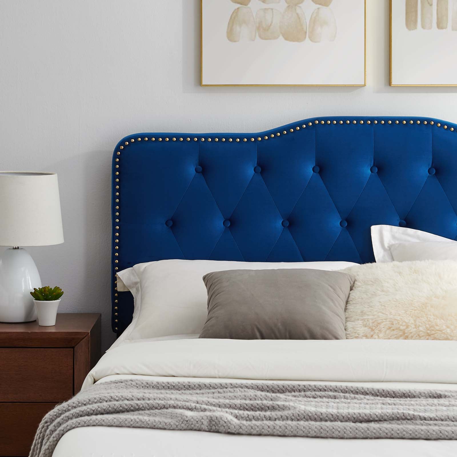 Amber Tufted Performance Velvet Twin Platform Bed By Modway - MOD-6778 | Beds | Modishstore - 62