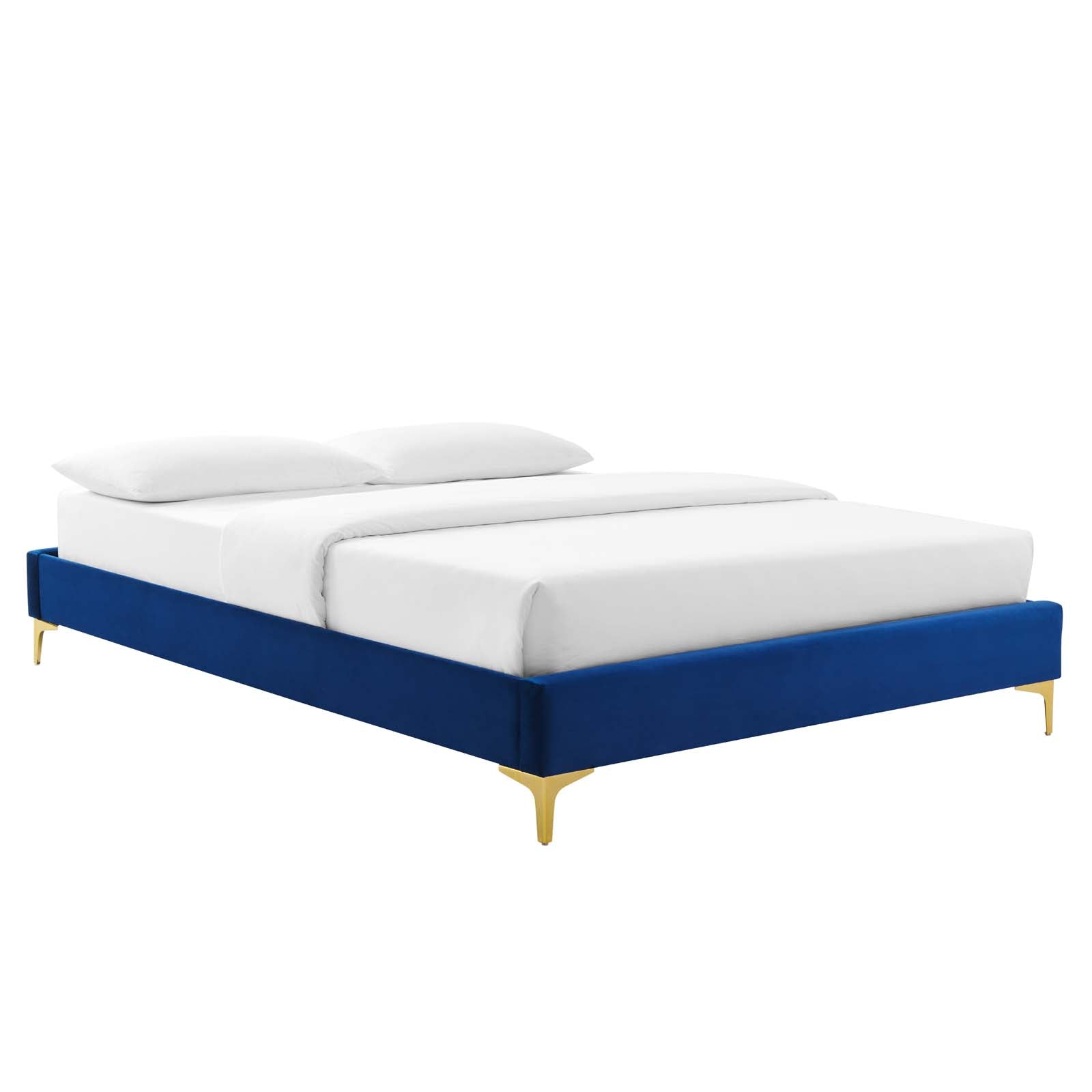 Amber Tufted Performance Velvet Twin Platform Bed By Modway - MOD-6778 | Beds | Modishstore - 71