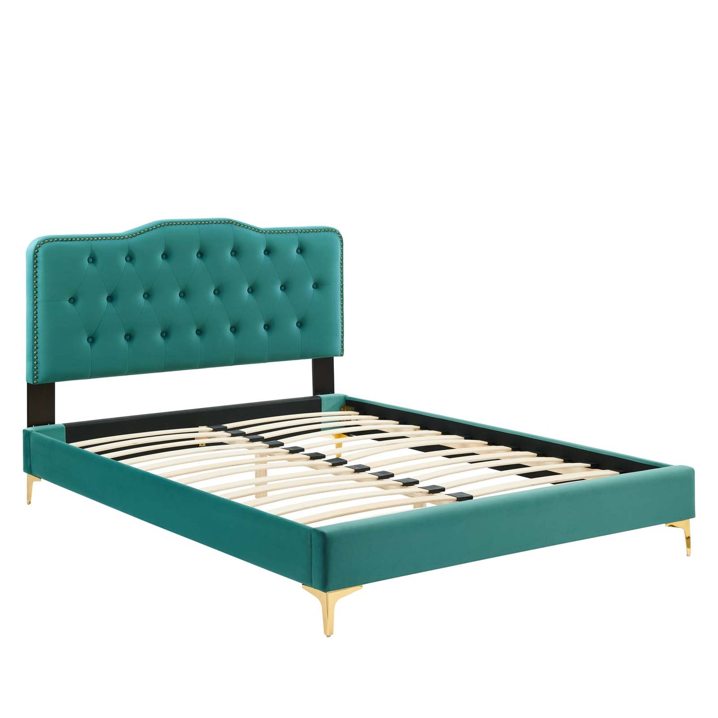 Amber Tufted Performance Velvet Twin Platform Bed By Modway - MOD-6778 | Beds | Modishstore - 99