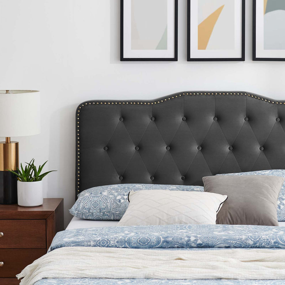 Amber Performance Velvet Twin Platform Bed By Modway - MOD-6779 | Beds | Modishstore - 2