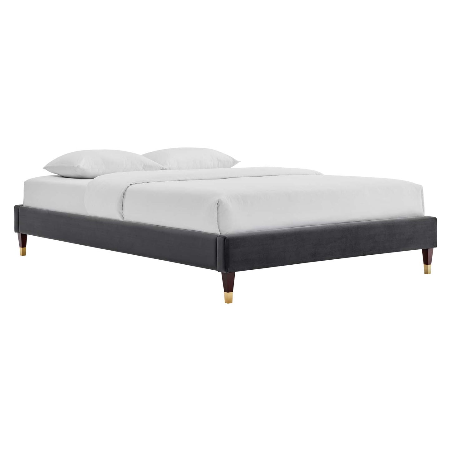Amber Performance Velvet Twin Platform Bed By Modway - MOD-6779 | Beds | Modishstore - 11