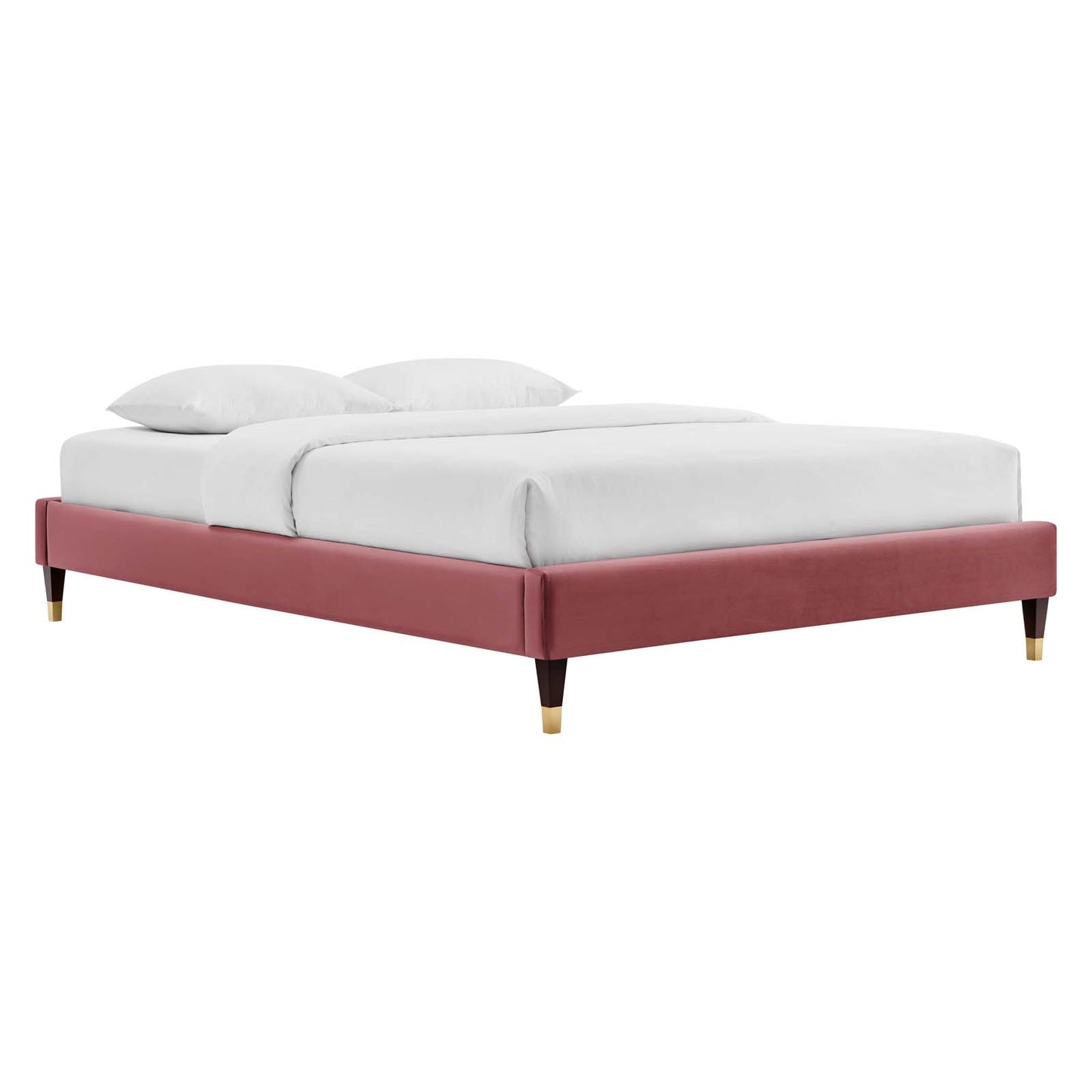 Amber Performance Velvet Twin Platform Bed By Modway - MOD-6779 | Beds | Modishstore - 25