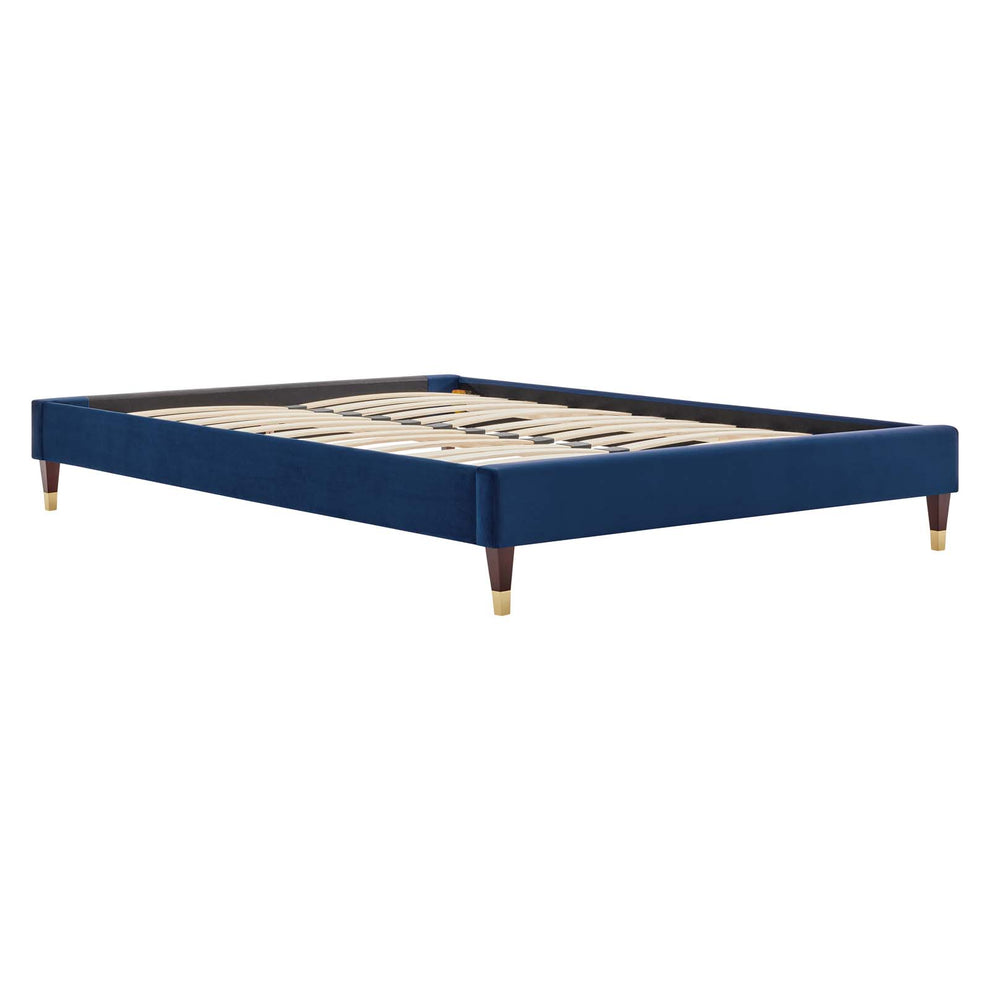 Amber Performance Velvet Twin Platform Bed By Modway - MOD-6779 | Beds | Modishstore - 68