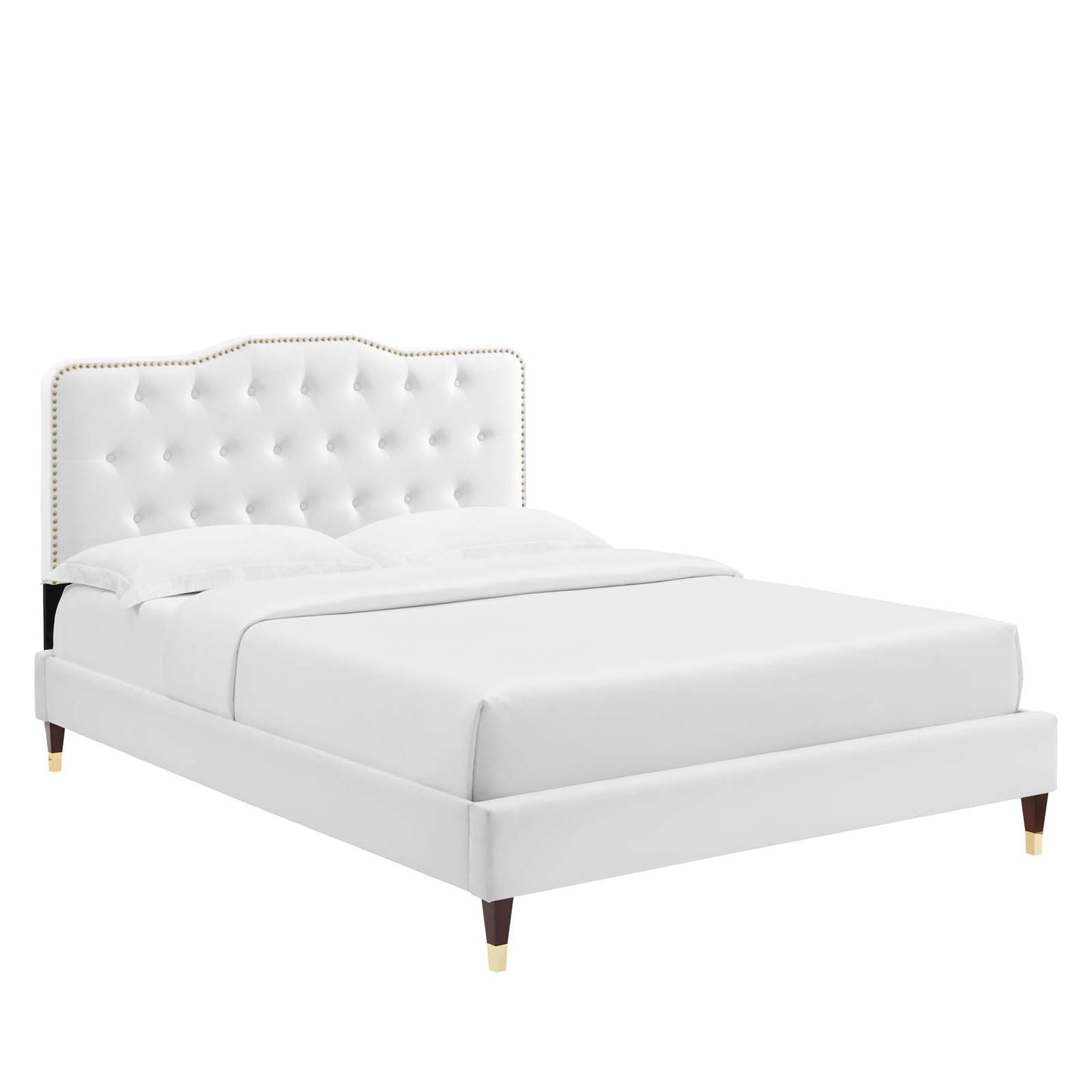 Amber Performance Velvet Twin Platform Bed By Modway - MOD-6779 | Beds | Modishstore - 100