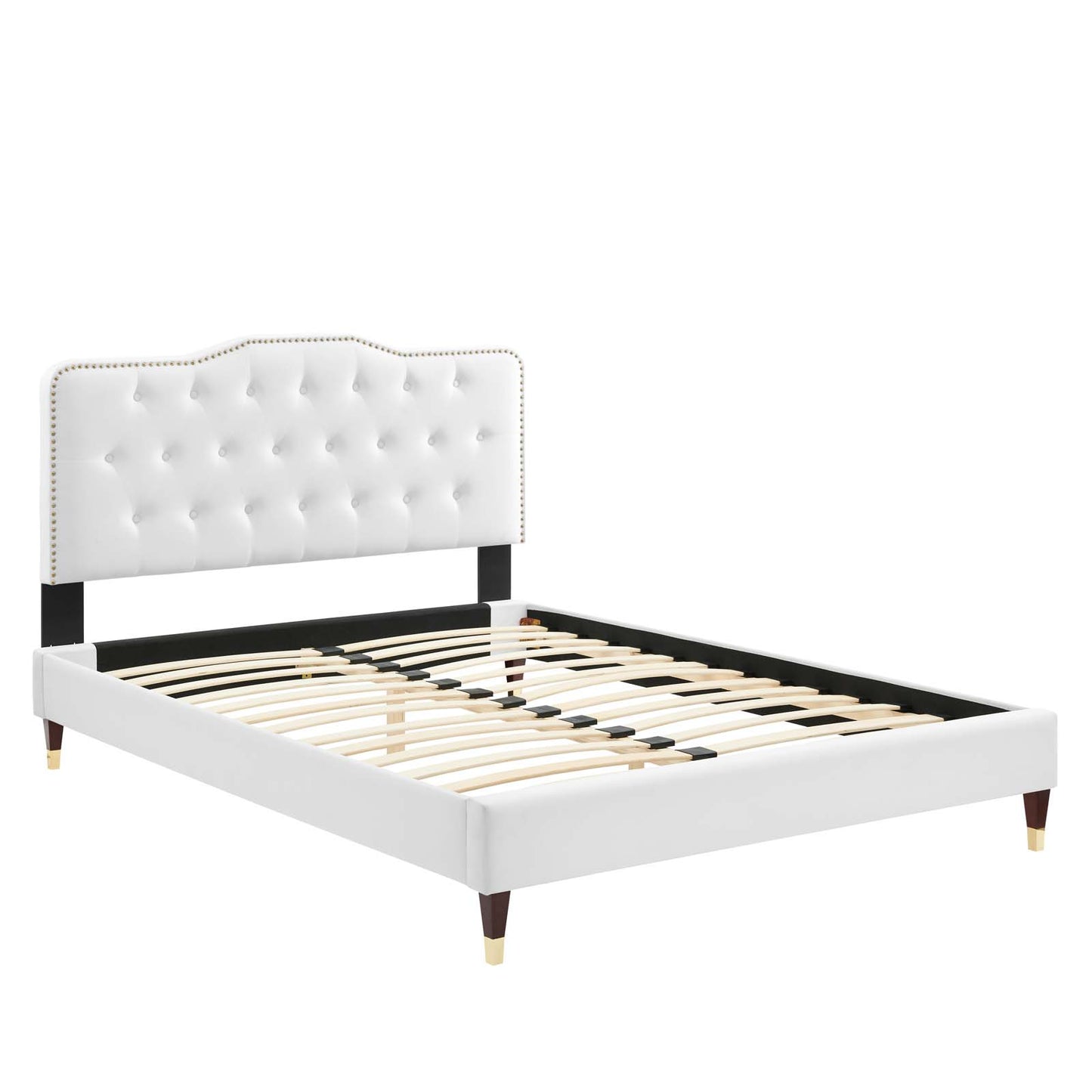 Amber Performance Velvet Twin Platform Bed By Modway - MOD-6779 | Beds | Modishstore - 106