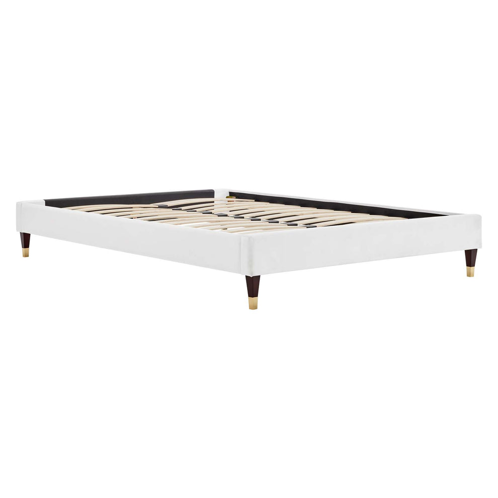 Amber Performance Velvet Twin Platform Bed By Modway - MOD-6779 | Beds | Modishstore - 109