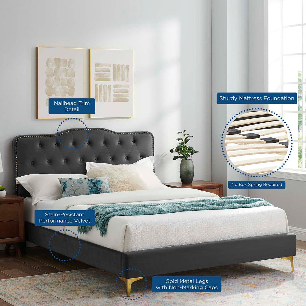 Amber Full Platform Bed By Modway - MOD-6781 | Beds | Modishstore - 7