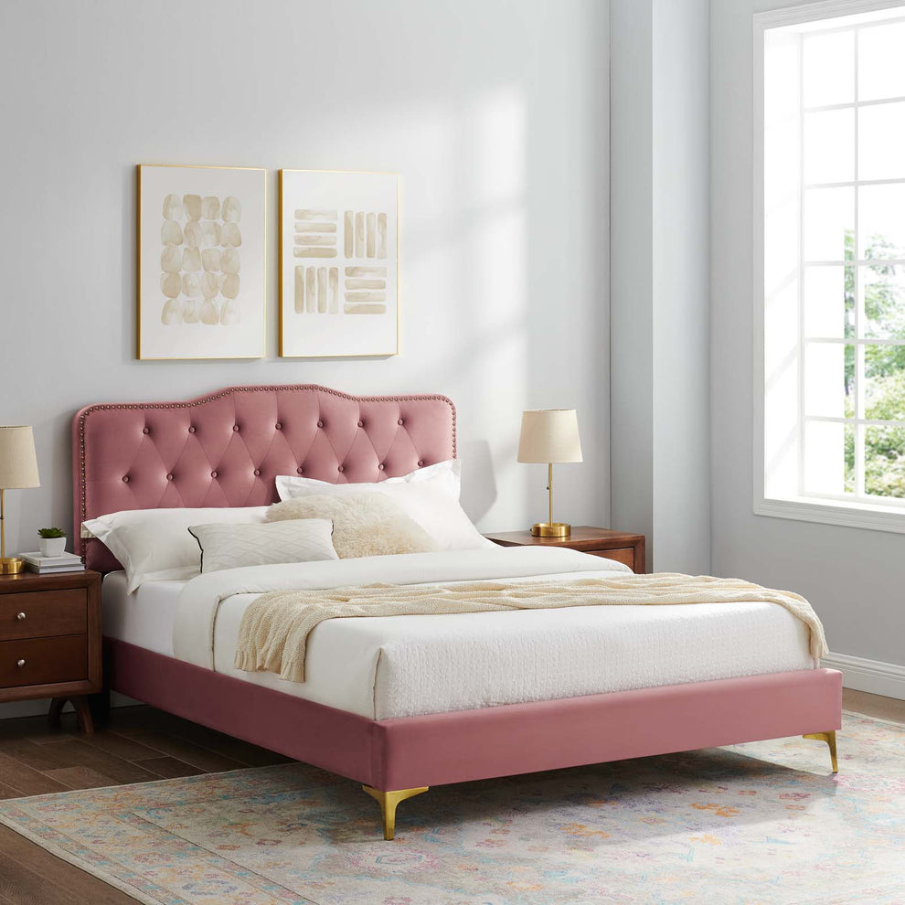 Amber Full Platform Bed By Modway - MOD-6781 | Beds | Modishstore - 23
