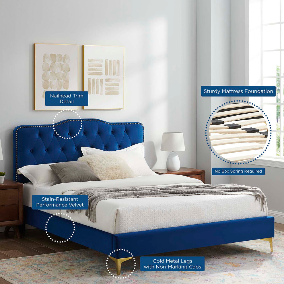 Amber Full Platform Bed By Modway - MOD-6781 | Beds | Modishstore - 67
