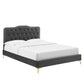 Amber King Platform Bed By Modway - MOD-6784 | Beds | Modishstore - 1