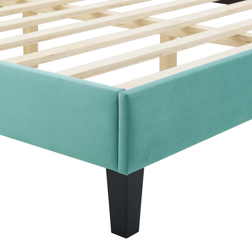 Amber Tufted Performance Velvet King Platform Bed By Modway - MOD-6786 | Beds | Modishstore - 54