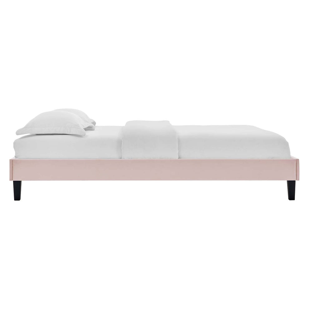 Amber Tufted Performance Velvet King Platform Bed By Modway - MOD-6786 | Beds | Modishstore - 81