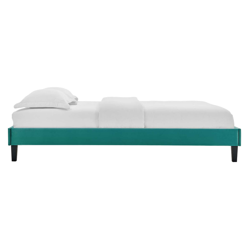 Amber Tufted Performance Velvet King Platform Bed By Modway - MOD-6786 | Beds | Modishstore - 95