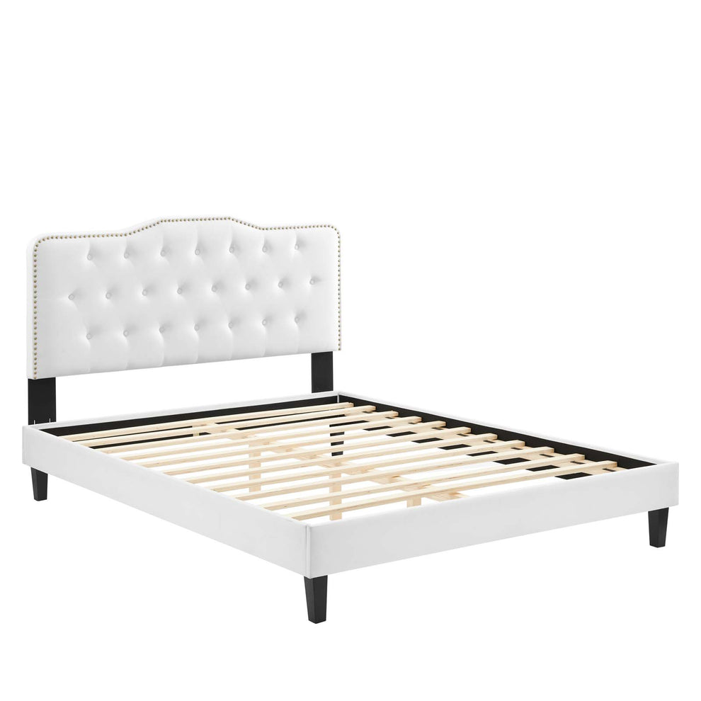 Amber Tufted Performance Velvet King Platform Bed By Modway - MOD-6786 | Beds | Modishstore - 106