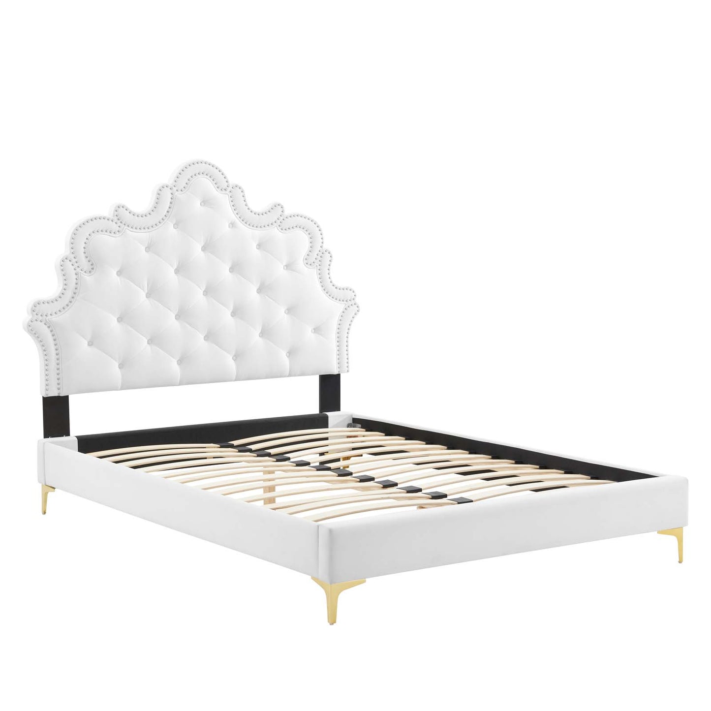 Sasha Button-Tufted Performance Velvet Twin Bed By Modway - MOD-6787 | Beds | Modishstore - 38